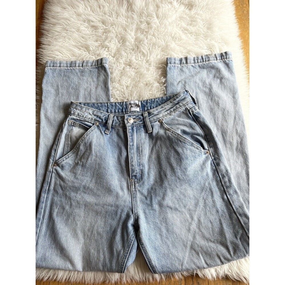 Princess Polly Women’s Size 4 Oxford Mom Jeans High Waist BOX 7